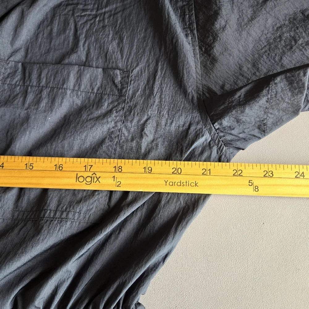 Sweaty Betty Anytime Short Sleeve Navy Romper 10 Athlesure Lightweight Casual - Picture 14 of 15